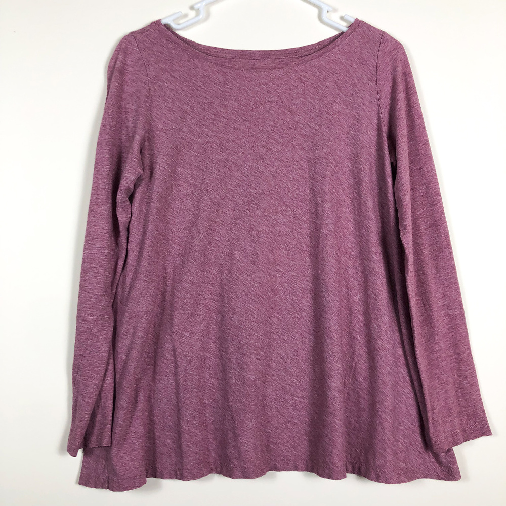 Pure Jill Women's Shirt 100% Pima Cotton A-Line Te